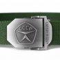 Men Trousers Waist Belt Canvas Military Soviet Memory Luxury Jeans Tactical Army