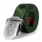 Men Trousers Waist Belt Canvas Military Soviet Memory Luxury Jeans Tactical Army