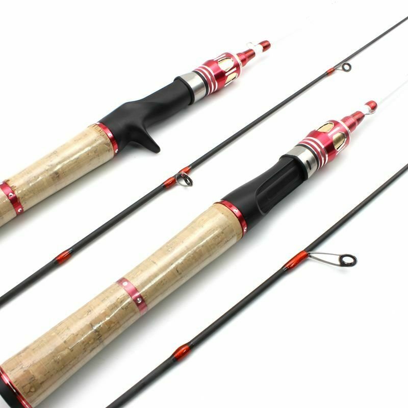 Fishing Rod Spinning Bait Casting UL Power 1.8M Ultra Light Carbon Lure Pole
