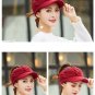 Ponytail Hat Women Winter Empty Top Beanie Rabbit Fur Knitted Girls Warm Cap