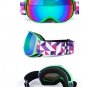 Kids Ski Snowboard Goggles Dual Lens Pro Anti Fog Mask Glasses For Girls Boys UV