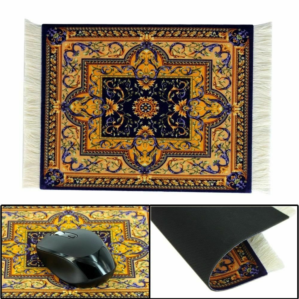 Gaming Mouse Pad Persian Carpet Style Rubber Anti Slip Rug Mousepad Computer Mat