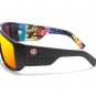 Men Sunglasses Polarized HD Vision UV Sport Glasses Bold Shield Frame Flat Lens