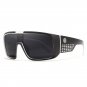 Men Sunglasses Polarized HD Vision UV Sport Glasses Bold Shield Frame Flat Lens