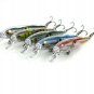 5pcs Set Artificial Fishing Lures Minnow Pike Bass Bait Crankbait Tackle Wobbler