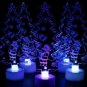 LED Home Decoration Glow Christmas Table Party Xmas Tree Santa Claus Snowman