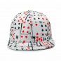Men Snapback Baseball Cap Printed Poker Hip Hop  Curved Visor Summer Hat