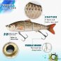 Big Fishing Lure Minnow Hard Bait Swimbait Wobbler Crankbait Tackle 25.5cm 146g