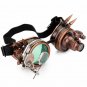 Florata Rivet Goggles Men Women Steampunk Vintage Round Sunglasses Gothic Retro