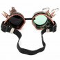 Florata Rivet Goggles Men Women Steampunk Vintage Round Sunglasses Gothic Retro