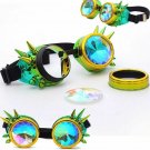 Festival Party Goggles Sunglasses Diffracted Lens Steampunk Men Colorful Glasses