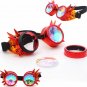 Festival Party Goggles Sunglasses Diffracted Lens Steampunk Men Colorful Glasses