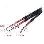 Telescopic Fishing Rod Spinning Tackle Travel Fiberglass Portable Baitcasting
