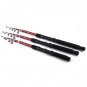 Telescopic Fishing Rod Spinning Tackle Travel Fiberglass Portable Baitcasting