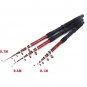 Telescopic Fishing Rod Spinning Tackle Travel Fiberglass Portable Baitcasting