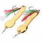 Fishing Lure Spoon Artificial Bait For Bass Penis Shape Tackle Spinner 5pcs Set