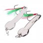 Fishing Lure Spoon Artificial Bait For Bass Penis Shape Tackle Spinner 5pcs Set