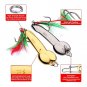 Fishing Lure Spoon Artificial Bait For Bass Penis Shape Tackle Spinner 5pcs Set