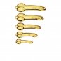 Fishing Lure Spoon Artificial Bait For Bass Penis Shape Tackle Spinner 5pcs Set