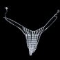 Women Underwear Strings Sexy Rhinestone Chain Body Jewelry Belly Crystal Thong