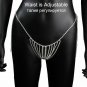 Women Underwear Strings Sexy Rhinestone Chain Body Jewelry Belly Crystal Thong