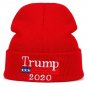 Warm Winter Hat Men Women Knit Beanie Ski Cap Keep America Great USA Donald Fun