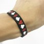 Charm Bracelet Women Men Silicone Poker Style Wristlet Armlet Hand Strap Jewelry