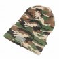 Warm Men Hat LED Lights Camouflage Winter Beanie Knitted Safety Army Cap