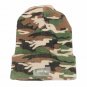Warm Men Hat LED Lights Camouflage Winter Beanie Knitted Safety Army Cap