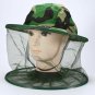 Fishing Hat Anti Mosquito Camouflage Hunt Mesh Cap Face Protect Net Beekeeping