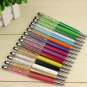15pcs Lot Ballpoint Pen Crystal Like Swarowski Elements Office Roller Ink School