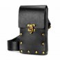Steampunk Leather Bag Men Women Punk Retro Black Brown Motorcycle Waist Pack