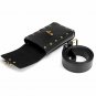Steampunk Leather Bag Men Women Punk Retro Black Brown Motorcycle Waist Pack