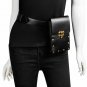 Steampunk Leather Bag Men Women Punk Retro Black Brown Motorcycle Waist Pack