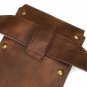 Steampunk Leather Bag Men Women Punk Retro Black Brown Motorcycle Waist Pack