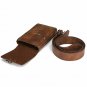 Steampunk Leather Bag Men Women Punk Retro Black Brown Motorcycle Waist Pack