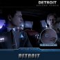 Detroit Become Human Ring Circle Head LED Light Props Cosplay Wireless Temple