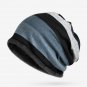 Winter Warm Hat Double Layers Cotton Striped Skullies Scarves Beanies Headgear