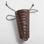 Men Steampunk Hand Armor Leather Medieval Gloves Cuffs Bracers Warrior Templar