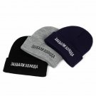 Men Warm Hats Autumn Winter Beanie Casual Ski Cap Russian Letter Knitted Funny