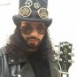 Vintage Steampunk Hat Black Gear Glasses Punk Style Top Headwear Gothic Cosplay