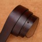 Men Belt Genuine Leather Cowskin Buckle Vintage Jeans Strap Black Brown Color