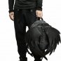 Men Backpack Leather Steampunk Suit Handmade Black Vampire Wing Punk Gothic