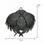Men Backpack Leather Steampunk Suit Handmade Black Vampire Wing Punk Gothic