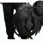 Men Backpack Leather Steampunk Suit Handmade Black Vampire Wing Punk Gothic