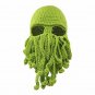Winter Face Mask Men Women Ski Hat Hand Woven Snowboard Octopus Wool Funny Warm