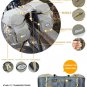 Bicycle Rear Seat Bag Cycling Storage Double Pannier Rack Back Large Carrier 50L