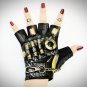Half Finger Leather Gloves Steampunk Halloween Cosplay Vintage Gothic Theater