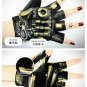 Half Finger Leather Gloves Steampunk Halloween Cosplay Vintage Gothic Theater