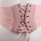 Women Wide Elastic Belt Corset Lace Up Waist Cincher Vintage Harness Steampunk